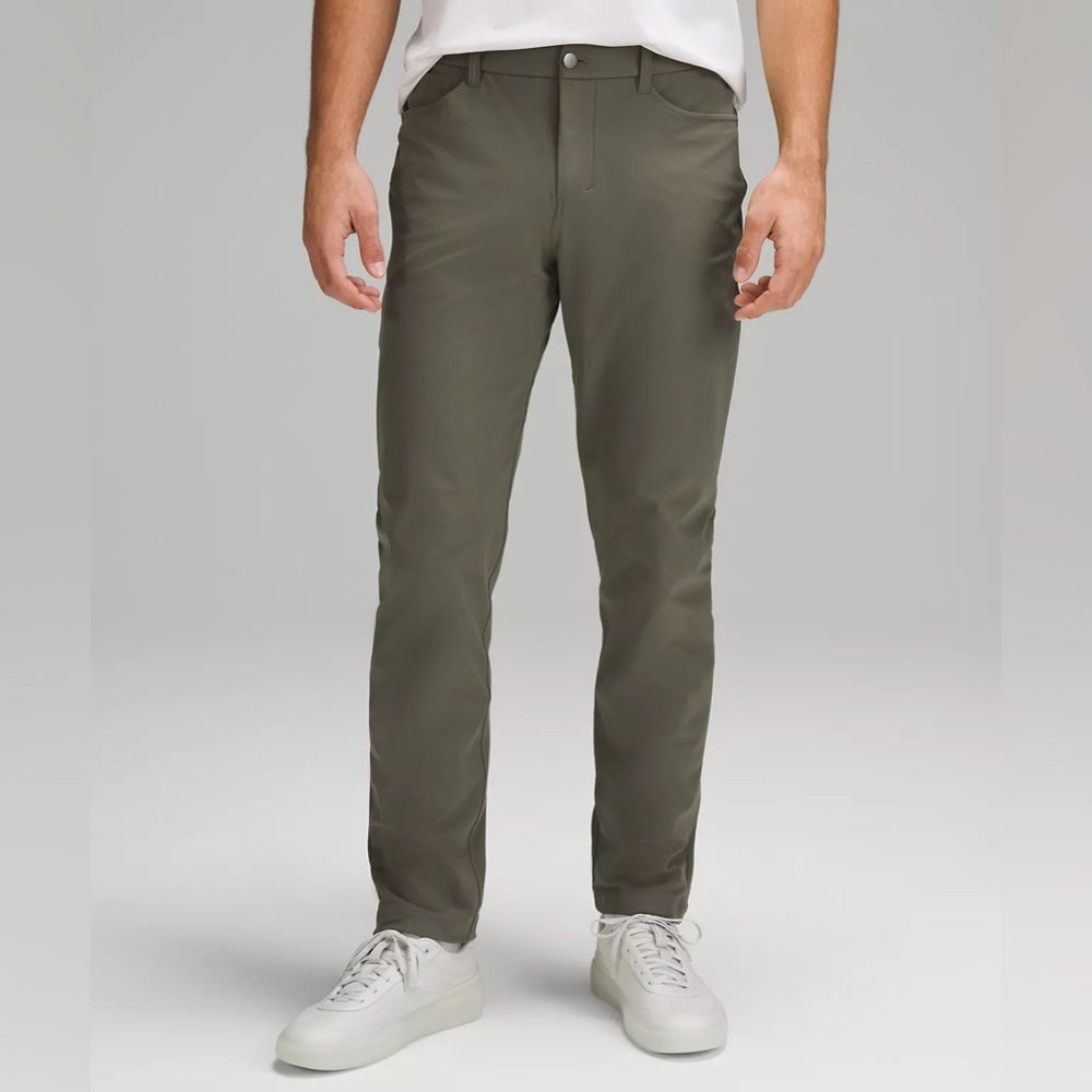 Lululemon Men’s 32/32 ABC 5-Pocket Pants Olive Green